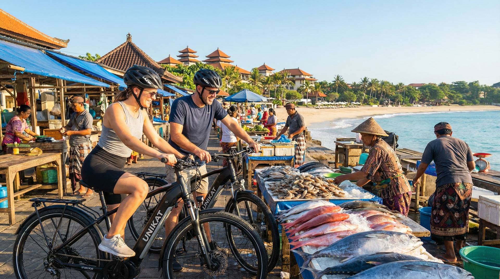 Discover Bali's Authentic Fish Markets by E-Bike: A Couple's Guide to Coastal Adventures โ UNIKAT E-Bike Bali Blog