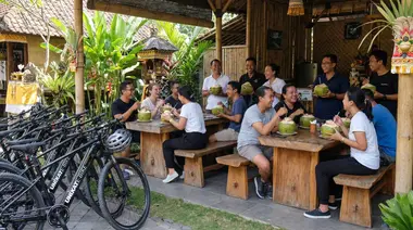 Team building in Bali: Unforgettable E-Bike Tours through rice fields and jungle