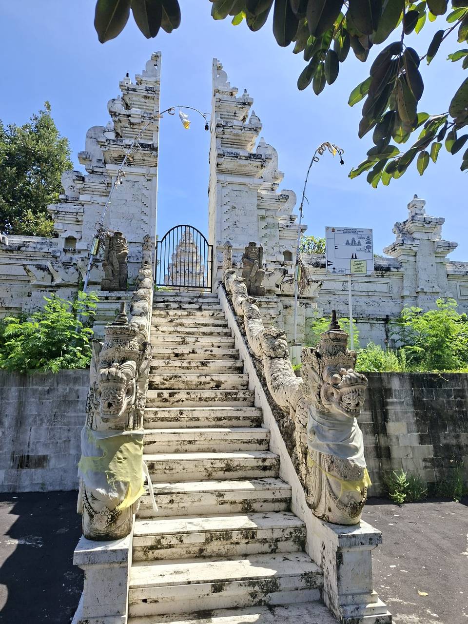 Sacred Sunset Experience — Temple Stairs — Guardian Statues